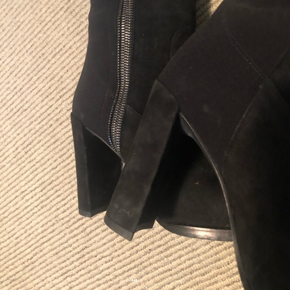 Stewart Weitzman knee high suede black boots - Picture 9 of 15